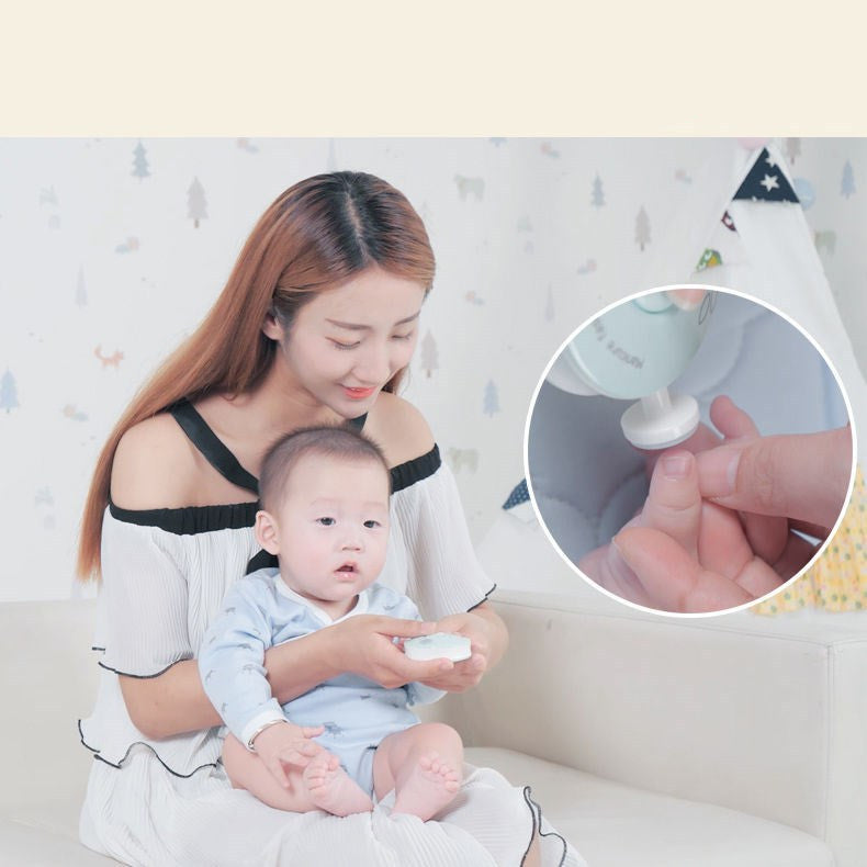 Baby Electric Nail Trimmer Children Nail Clipper Baby Nail File Kit Newborn Infant Toddler Adults