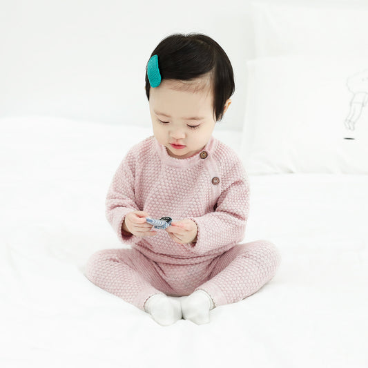 Children's Korean Baby Cotton Sweater Suit