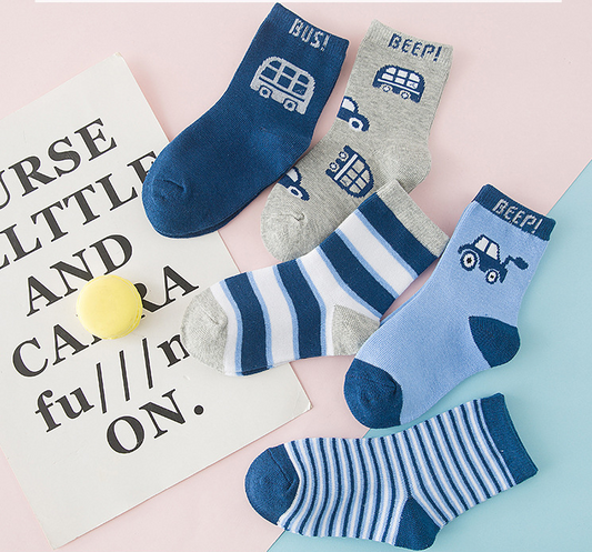 Cotton socks, baby socks, car models, stockings
