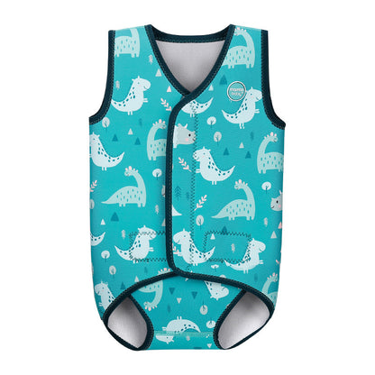 Mambobaby Baby Toddler Swimsuit Keep Warm Elastic One-piece