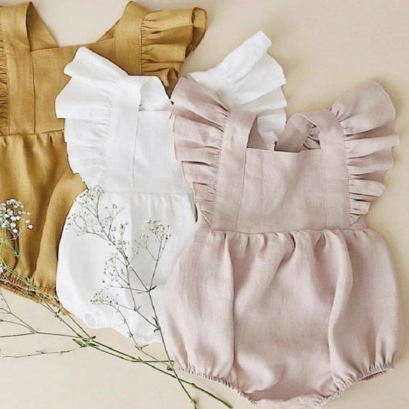 High quality female baby pack jumpsuit