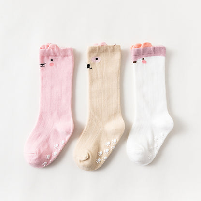 Spring and autumn cartoon dispensing baby socks
