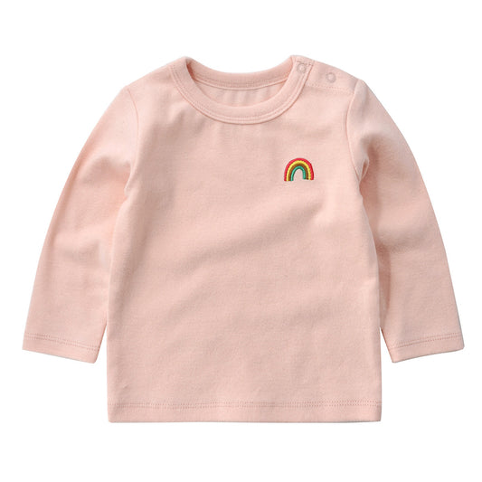 Baby Rainbow Long Sleeve T-Shirt Boy Girl Baby Clothes