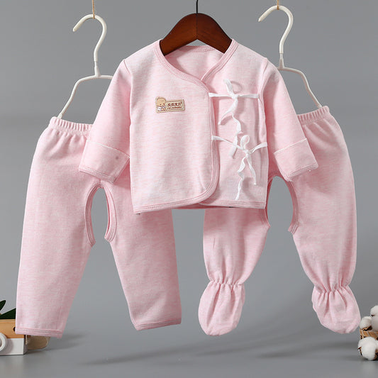 Baby three-piece cotton underwear set