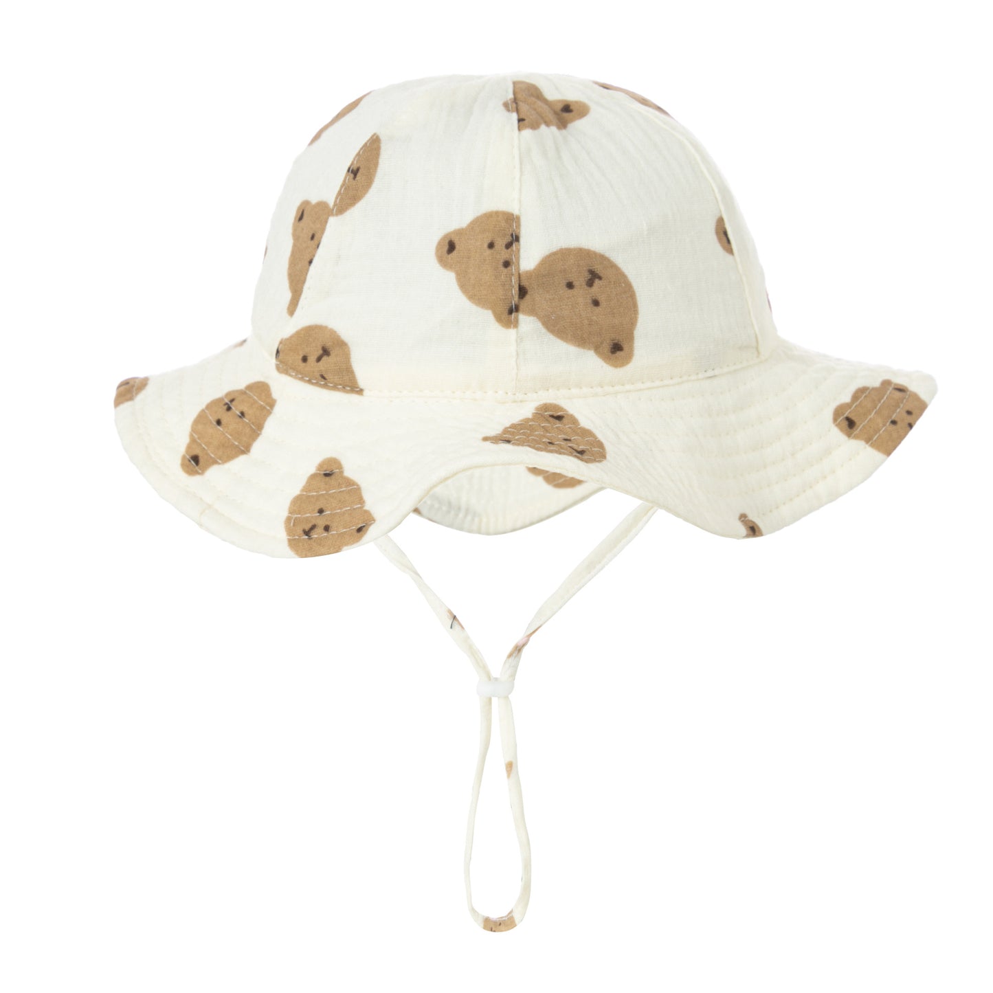 0-12M Baby Cotton Bucket Hat Cotton Gauze Breathable Boy Girl Newborn Kid Accessories