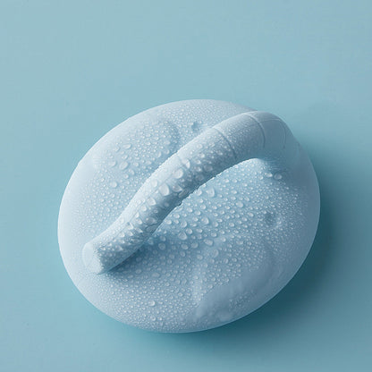 Baby Shower Brush To Remove Dandruff Silicone Scrubbing Cotton Shampoo Artifact
