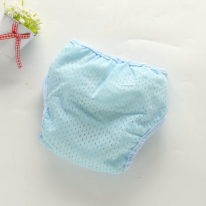 Baby Ice Silk Summer Ultra-thin Breathable Diaper Pants