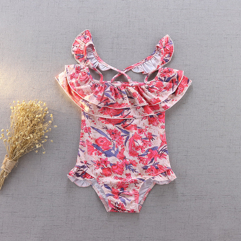 New Baby Split Swimsuit Bikini Long-sleeved Sunscreen
