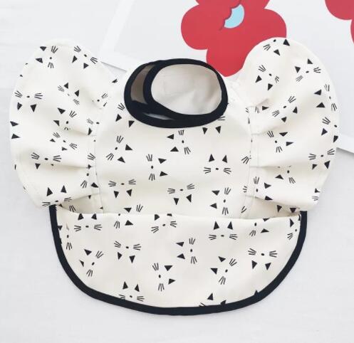 Baby Meal Pocket Angel Wing PU Waterproof Bib