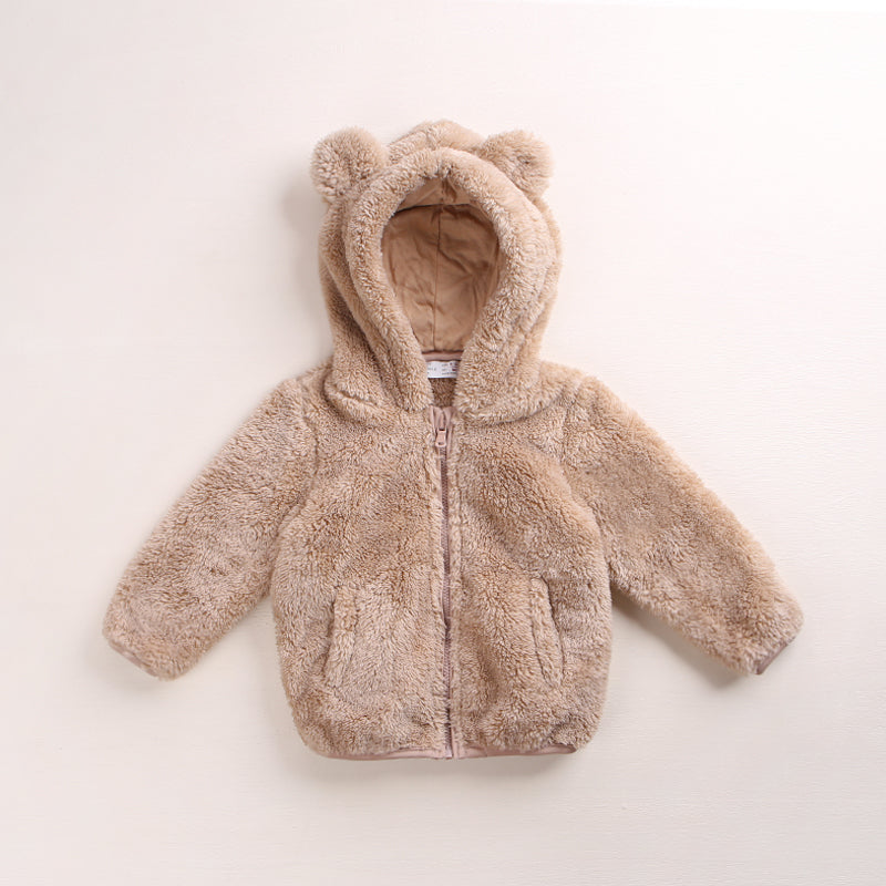 Fleece Jacket for Baby and Toddler Girls and Boys Autumn Coat Outerwear