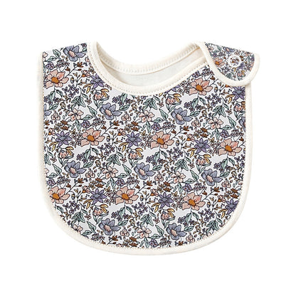 Baby Cotton Printed Bib Floral Nature