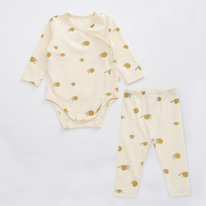 Newborn Baby Cotton Romper Climbing Two-piece Suit