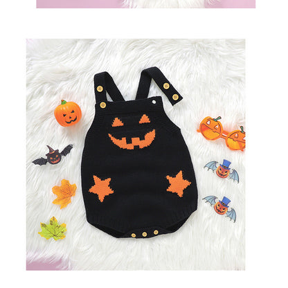 Halloween Pumpkin Baby Romper Cute