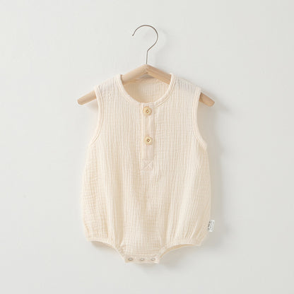 Baby Summer Thin Cotton Gauze Romper