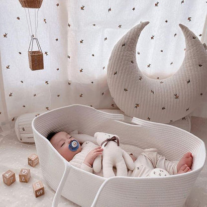 Cotton Rope Crib Creative Baby Basket