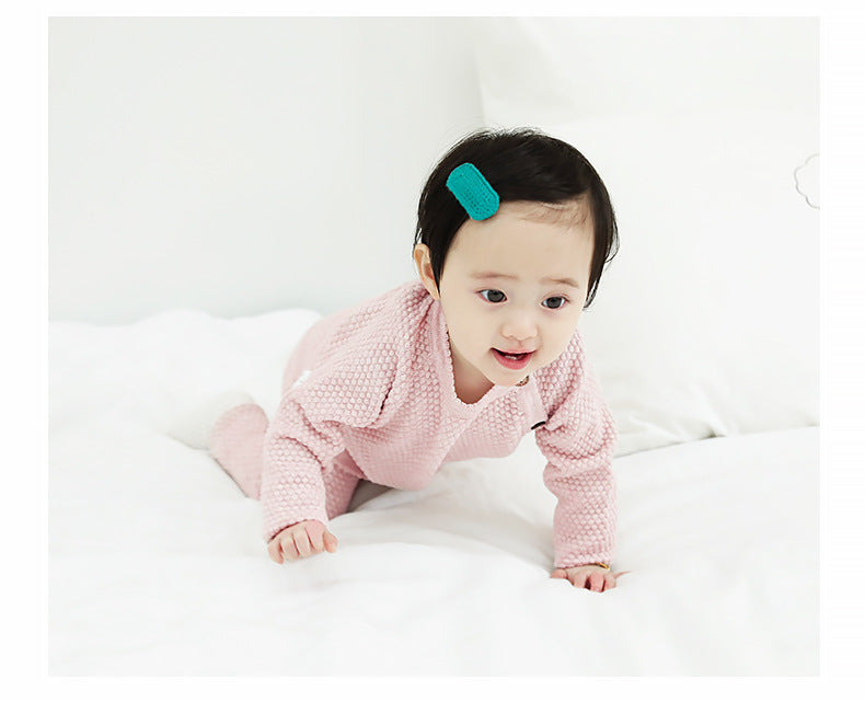 Children's Korean Baby Cotton Sweater Suit