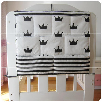 Baby Bedside Hanging Organizer Crib Diaper Caddy Essentials Nursery