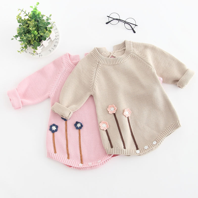 Baby knit jumpsuit