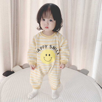 Baby Fall/winter Thickening One-Piece Baby Plus Velvet