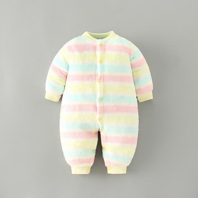 Baby flannel jumpsuit