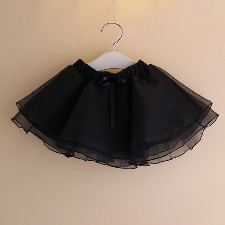 Puffy Skirt Girl Baby Student Short Skirt Dance Gauze Skirt