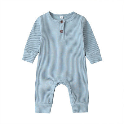 Baby Jumpsuit Pit Striped Cotton Trousers Romper