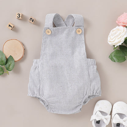 Baby Cotton and Linen Romper