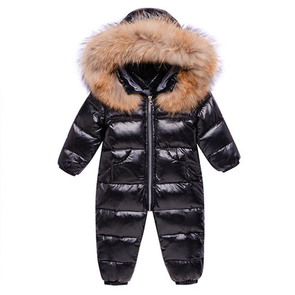 Baby one-piece down jacket