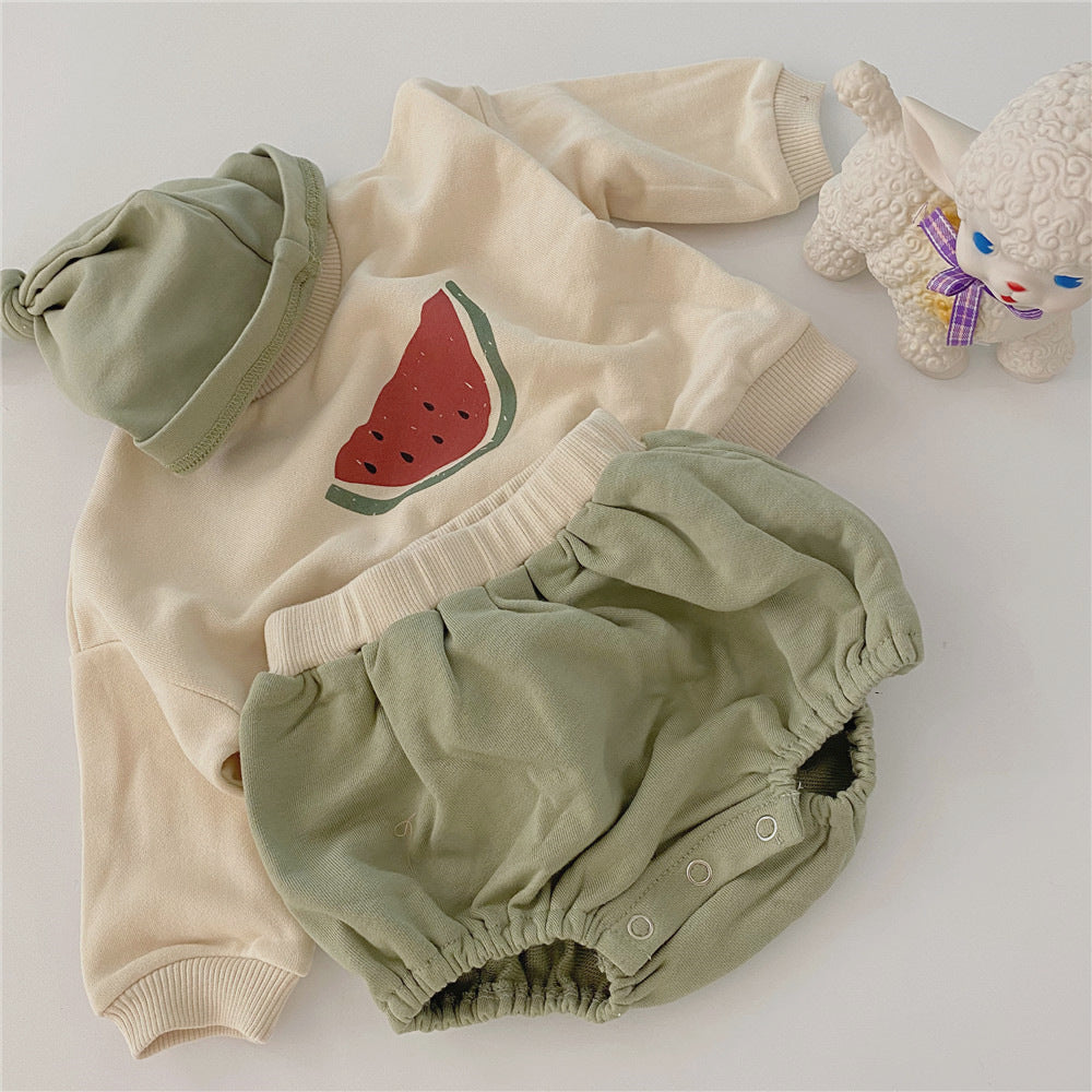 Baby Casual Cotton Sweater Fruit Boy Girl