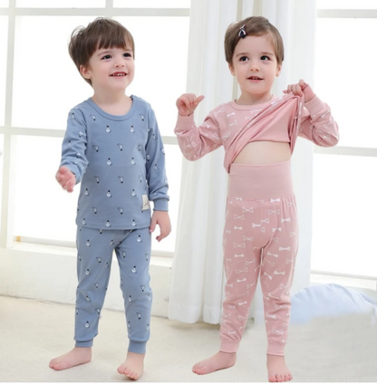 Noah Baby Long Sleeve Cotton Pajamas Set