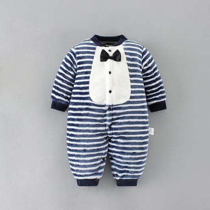 Baby flannel jumpsuit