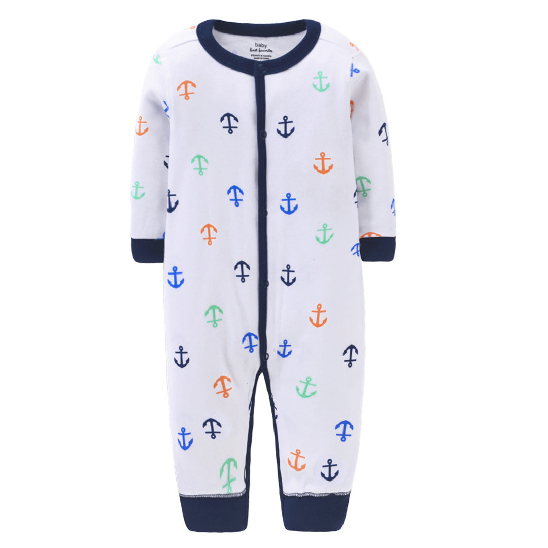 Cotton single-layer jumpsuit baby romper