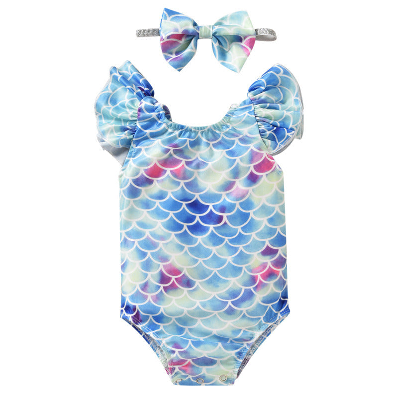 Baby Scale One-piece Swimsuit Children's Clothing