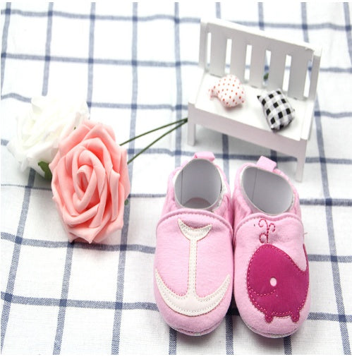 New autumn cotton shoes, baby shoes, toddler shoes, pure cotton cartoon embroidered baby shoes, baby shoes can not wear shoes