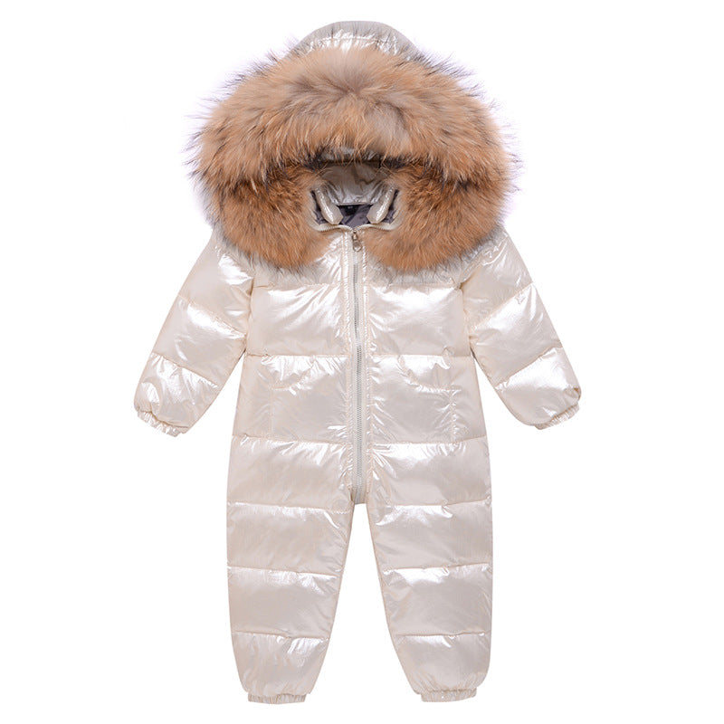 Baby one-piece down jacket