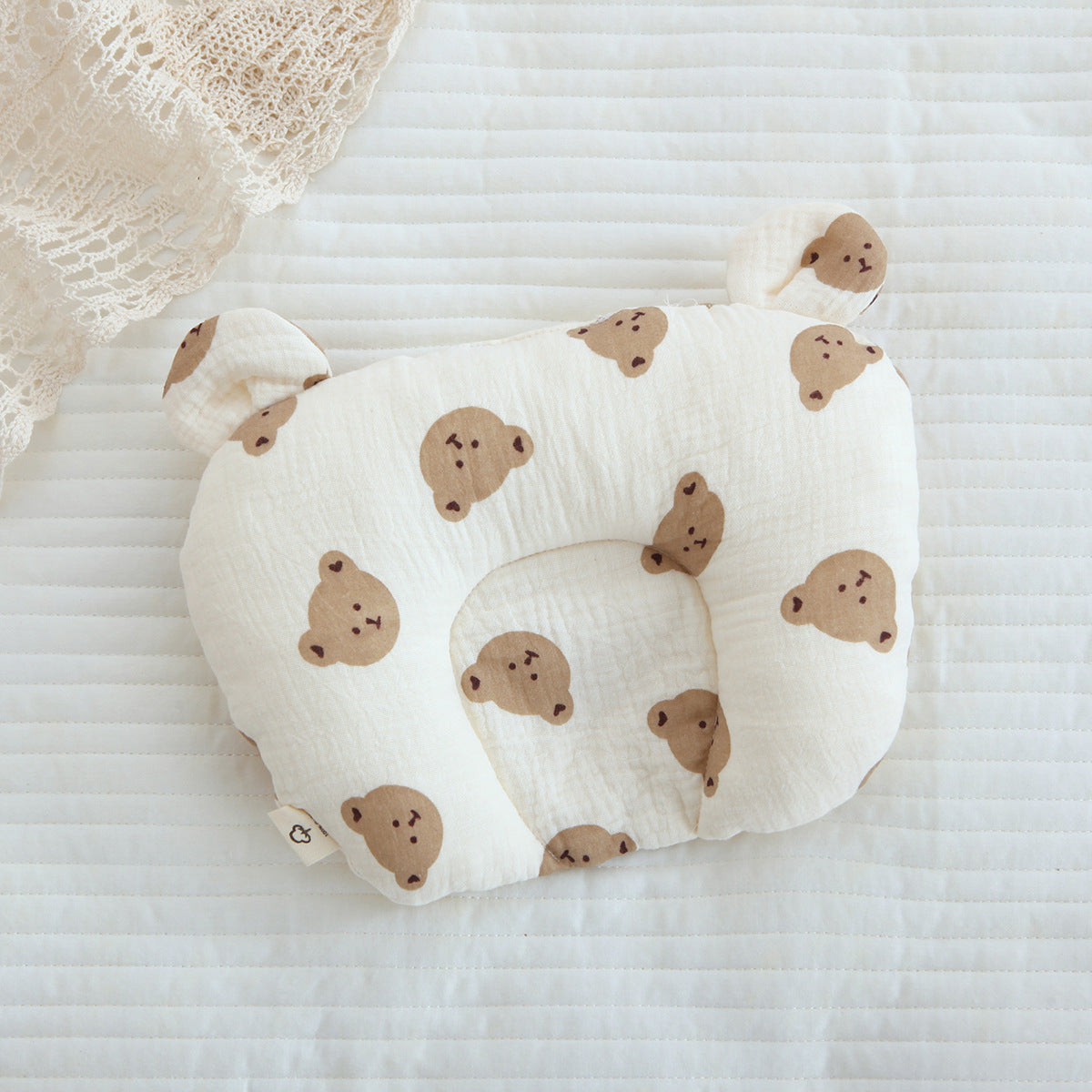 Cotton Baby Gauze Anti Deflection Head Shaping Pillow