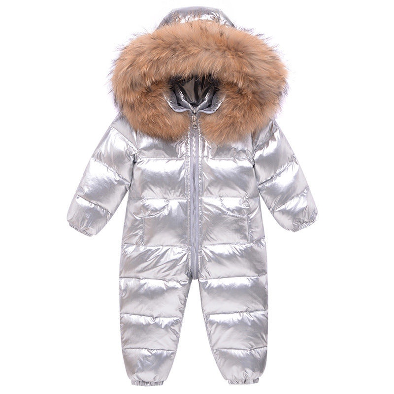 Baby one-piece down jacket