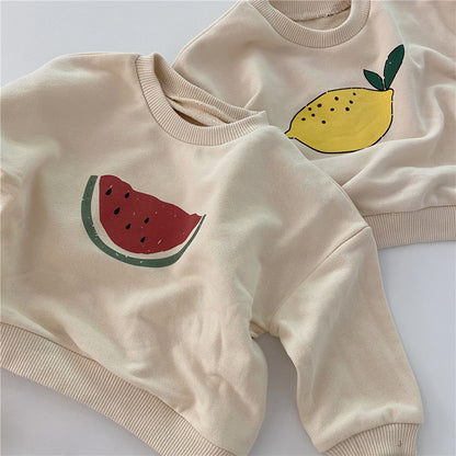 Baby Casual Cotton Sweater Fruit Boy Girl