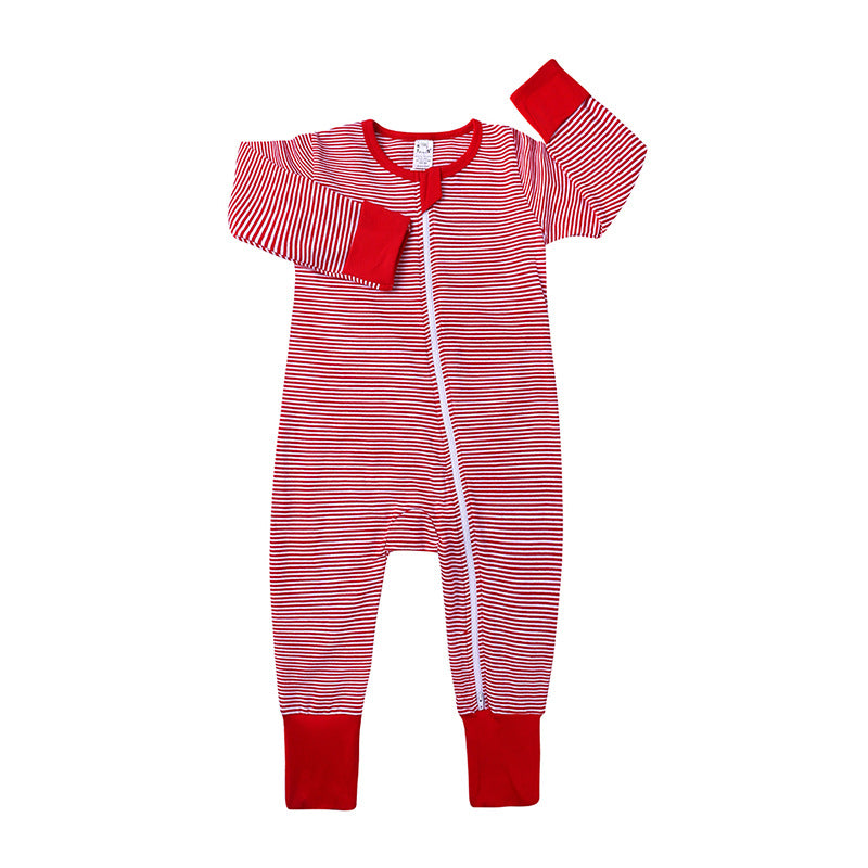 Spring and Autumn Baby Cotton Cartoon Jumpsuit