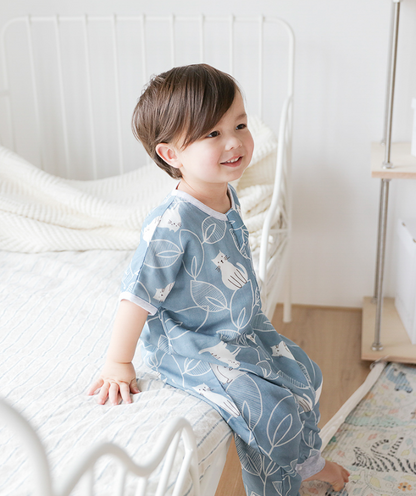 Baby thin bamboo cotton gauze sleeping bag