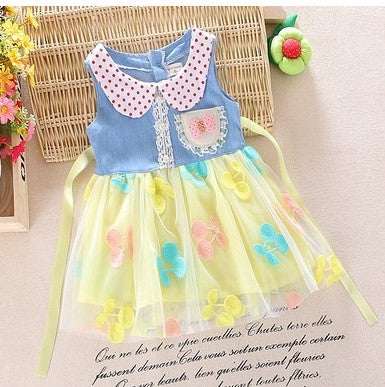 Baby Girl Dress Summer Short Sleeve Kid Princess Dress