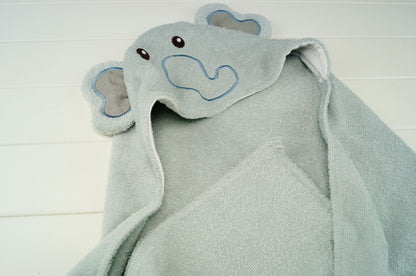 Baby Bath Towel Pure Cotton Hooded Bathrobe Animal Theme 85 * 85cm