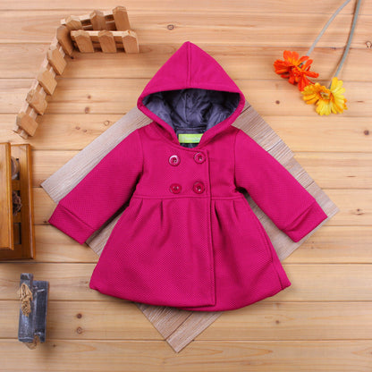 Warm Winter Coat Baby Wear Hoodie Jacket for Baby and Toddler Girls