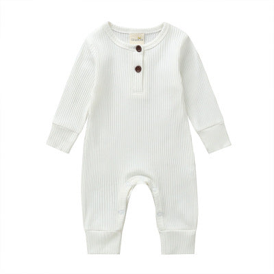 Baby Jumpsuit Pit Striped Cotton Trousers Romper