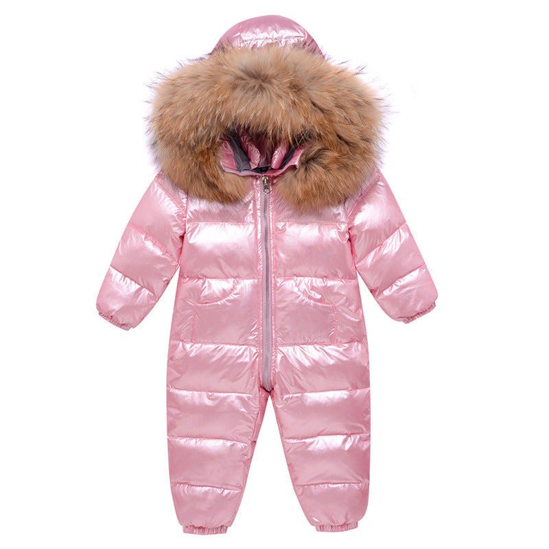 Baby one-piece down jacket