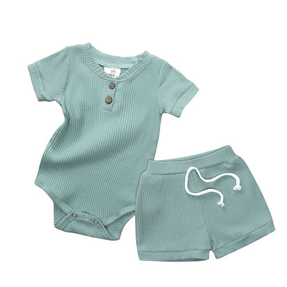 Baby One-Piece Pyjama Shorts Set