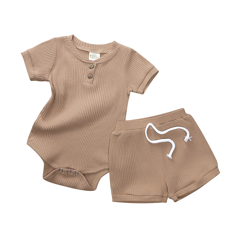 Baby One-Piece Pyjama Shorts Set