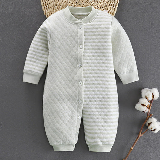 Cotton Jumpsuit Baby Winter And Spring Jumpsuit Cotton Warm Romper Romper