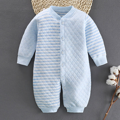 Cotton Jumpsuit Baby Winter And Spring Jumpsuit Cotton Warm Romper Romper