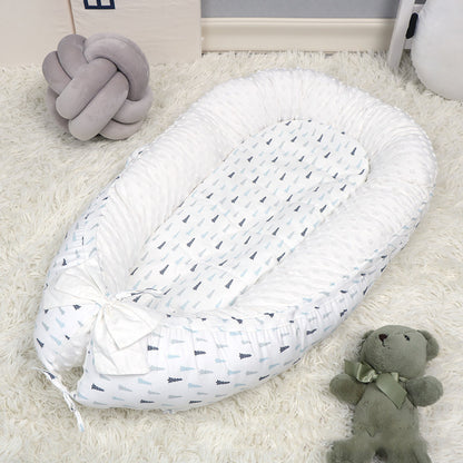 Household Baby Bed Bubble Fleece Bedding Kit